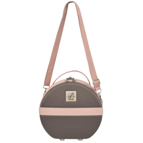 Косметичка Semi Line Бьюті-кейс 5L Brown/Pink Cream (DAS302677)