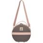 Косметичка Semi Line Бьюті-кейс 5L Brown/Pink Cream (DAS302677)