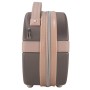 Косметичка Semi Line Бьюті-кейс 5L Brown/Pink Cream (DAS302677)
