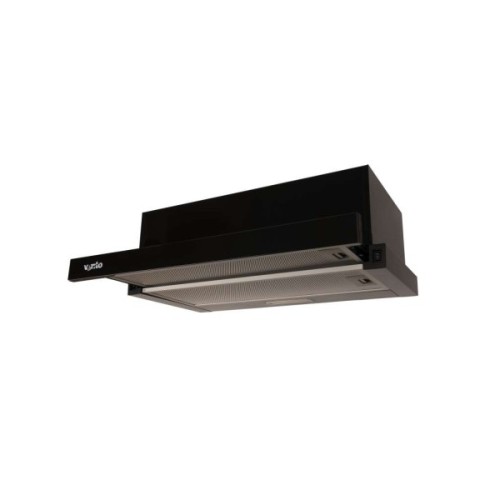 Витяжка кухонна Ventolux GARDA 60 BK (700) LED 2S
