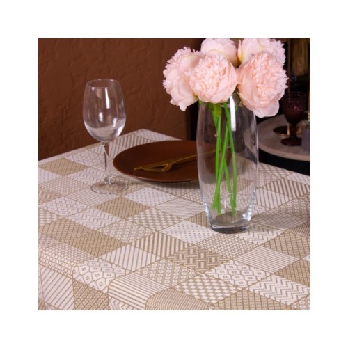 Скатертина MirSon Жакард №301 Jacquard Olive 140x140 см (2200006739180)