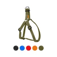 Шлея для собак Dog Extreme з нейлону регульована Ш 20 мм В:50-80 см хакі (066731)