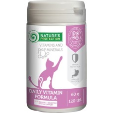 Пробіотична добавка для тварин Nature's Protection Daily Vitamins для зміцнення імунітету та покращення травлення 60 г (CAN63299)