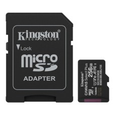 Карта пам'яті Kingston 256GB microSDXC class 10 UHS-I V10 A1 Canvas Select Plus (SDCS3/256GB)