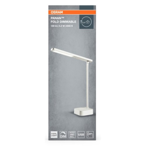 Настільна лампа Osram PANAN F DIM USB WT (4099854507472)