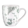 Чашка Ardesto Capri, 320мл, порцеляна, біло-зелений (AR0432CWG)