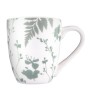 Чашка Ardesto Capri, 320мл, порцеляна, біло-зелений (AR0432CWG)