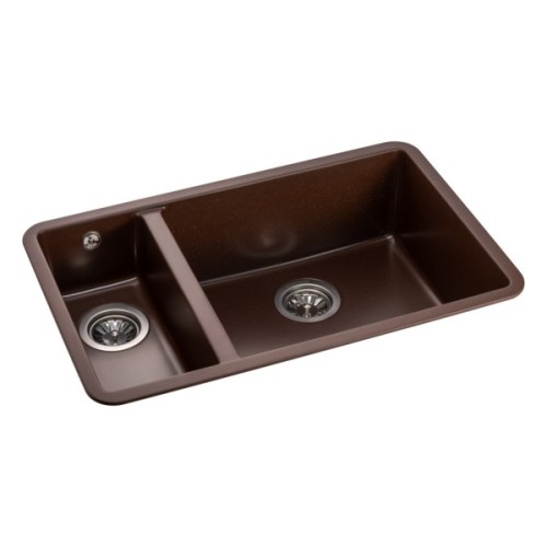 Мийка кухонна GRANADO Under top DOUBLE marron (gr3406)