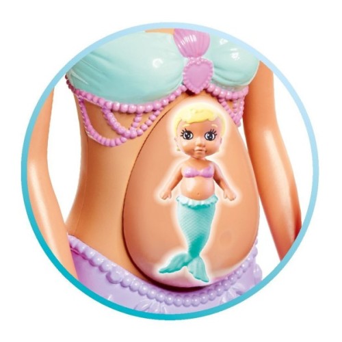 Лялька Simba набір Штеффі-вагітна та Кевін Сім''я русалок з малюком, аксесуари (5733524)