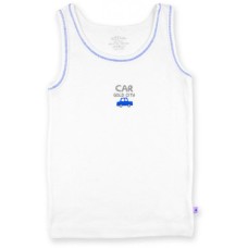 Маєчка дитяча Aziz с машинкой " Gold city" кремовая (079001-80/B-cream)