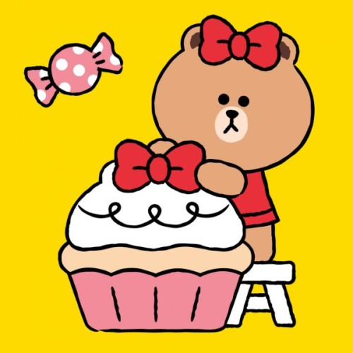 Картина по номерам Santi Лайн Френдс Чоко та солодкий мафін 25х25см (955036)