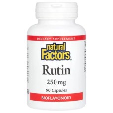 Вітамінно-мінеральний комплекс Natural Factors Рутин, 250 мг, Rutin, 90 капсул (NFS-01391)