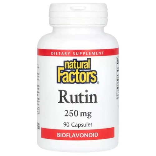 Вітамінно-мінеральний комплекс Natural Factors Рутин, 250 мг, Rutin, 90 капсул (NFS-01391)