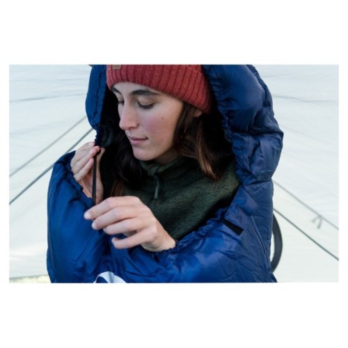 Спальний мішок Naturehike з капюшоном MJ600 CNK2300SD014, темно-блакитний (6976507663977)