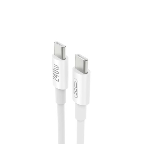 Дата кабель USB-C to USB-C 1.0m 240w White XO (NB-Q298-CC.white)