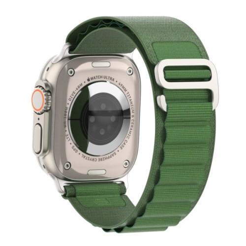 Ремінець до смарт-годинника Armorstandart Alpina Band для Apple Watch 49/46/45/44/42 (Series 1-3) Green (ARM64981)