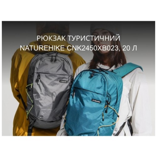 Рюкзак туристичний Naturehike CNK2450XB023, 20 л, синій (6927595792834)