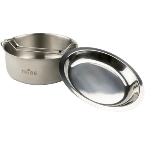Набір туристичного посуду Tribe Tourist Set 1,2 л сталевий (T-FG-0008-metal)