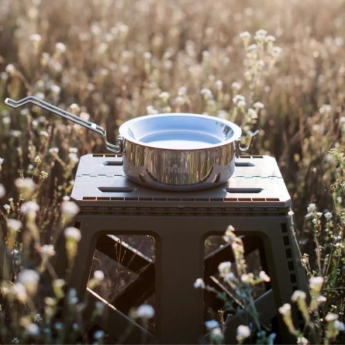 Набір туристичного посуду Tribe Tourist Set 1,2 л сталевий (T-FG-0008-metal)