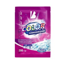 Засіб для видалення плям Blyskavka Color З активним киснем 200 г (4820214191815)
