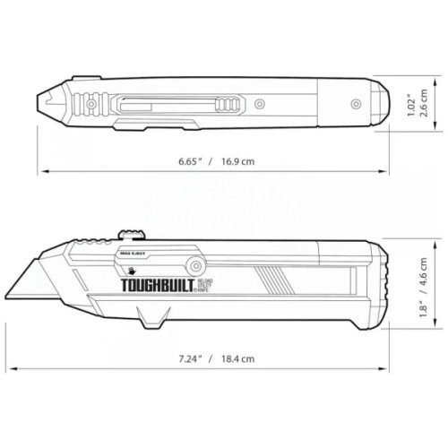 Ніж монтажний ToughBuilt Reload універсальний, 5+5 лез (TB-H4S2-03)