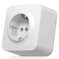 Розетка Videx BINERA IP20 зовнішня 1ая із заземленням біла (VF-BNS21G-W)