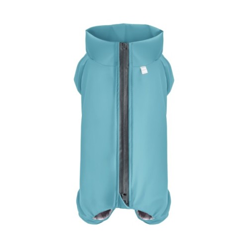 Дощовик для тварин WAUDOG Clothes водонепроникний S35 блакитний (19852)