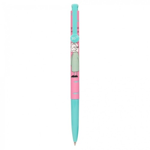 Ручка кулькова Yes Hey Helly автоматична 0,7 мм синя (412126)