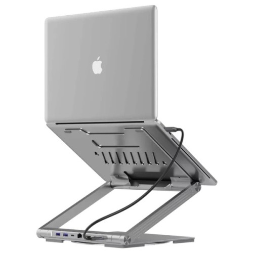 Підставка до ноутбука Canyon Laptop Stand with Detachable Hub OnStand 2 (6-in-1 Hub) (CNS-SDS2)
