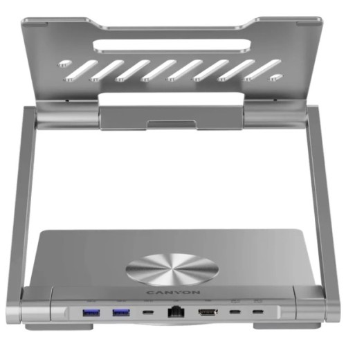Підставка до ноутбука Canyon Laptop Stand with Detachable Hub OnStand 2 (6-in-1 Hub) (CNS-SDS2)