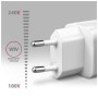 Зарядний пристрій AXAGON 1xUSB QC4.0 + 1xUSB-C PD30W PPS white (ACU-PQ30W)