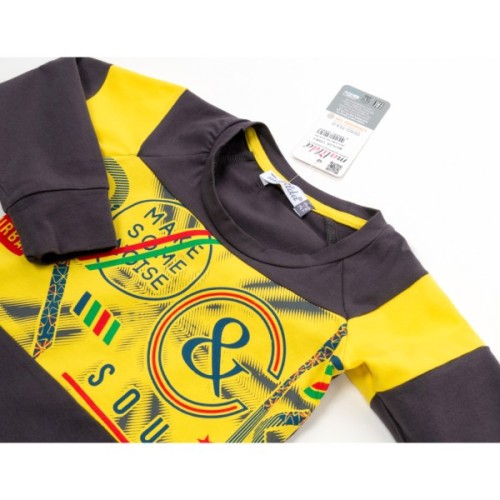 Піжама дитяча Matilda з довгим рукавом (13208-2-92B-gray)