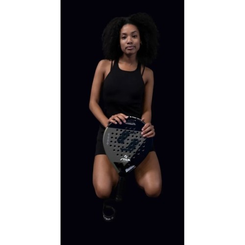 Ракетка для падел тенісу Stiga Racket ACT Black/Olive Green (2202-0919-01) (931518)