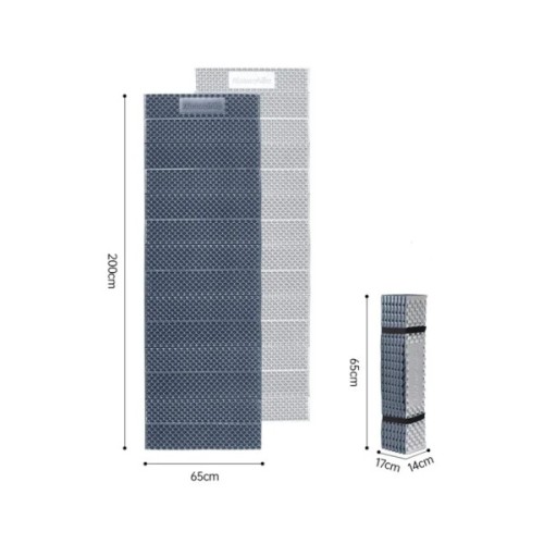 Туристичний килимок Naturehike IXPE CNK2300DZ017 алюмінієва плівка 200 x 65 х 2 см бежевий (6976023923180)