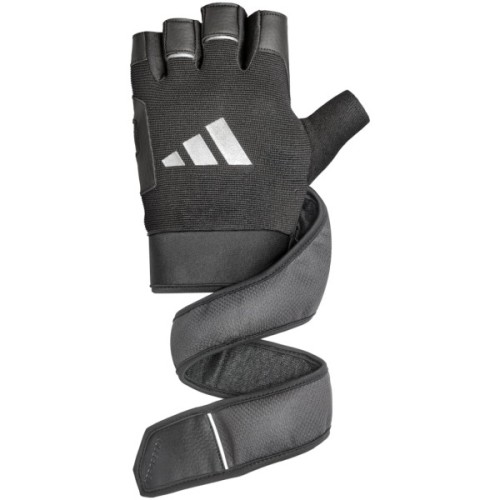 Рукавички для фітнесу Adidas Wrist Wrap Training Gloves ADGB-15051 чорний S (885652026208)