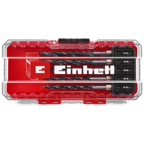 Набір свердл Einhell по дереву 10шт, 3-8мм, кейс (108733)