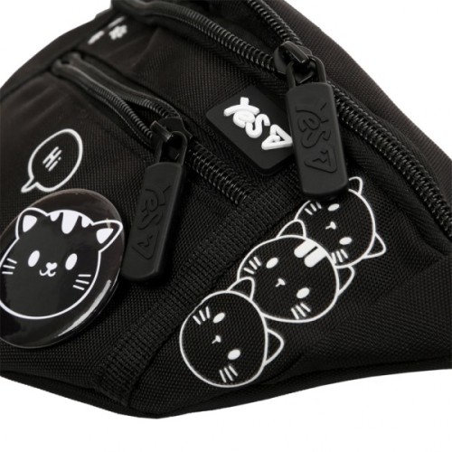 Сумка-бананка Yes Black Cat SP-36 (550553)