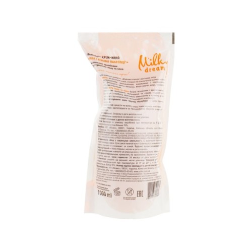 Рідке мило Milky Dream Мед з вівсяними пластівцями дой-пак 1000 мл (4820205300189)