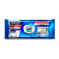 Серветки для прибирання Solo AquaBlock Вологі Для скла та дзеркал 30 шт. (8690530074590)