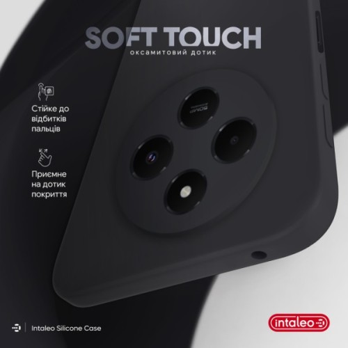 Чохол до мобільного телефона Intaleo Silicone Xiaomi Redmi 14C 4G Black (1283126617126)