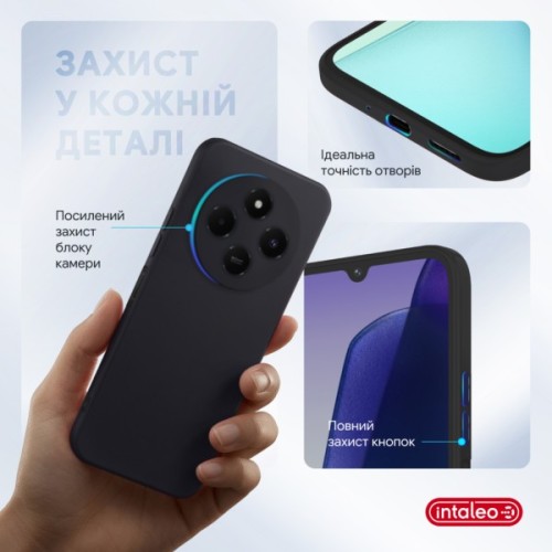 Чохол до мобільного телефона Intaleo Silicone Xiaomi Redmi 14C 4G Black (1283126617126)
