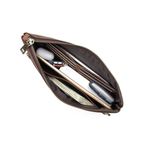 Сумка Vintage У шкірі Crazy horse Коричнева (14954)