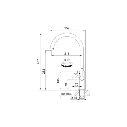 Змішувач Franke Maris Slim J (115.0728.384)