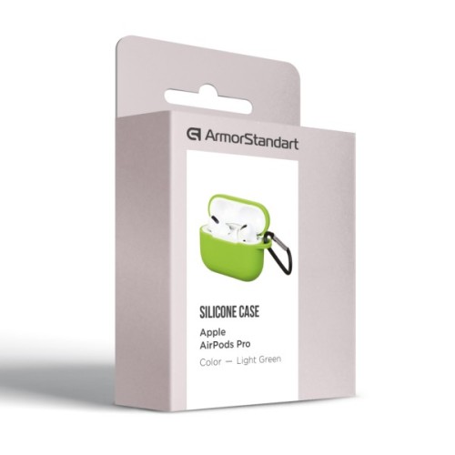 Чохол для навушників Armorstandart Silicone Case для Apple Airpods Pro Light Green (ARM56084)