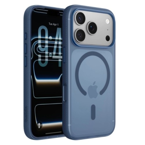 Чохол до мобільного телефона Belkin Magnetic Protective Grip iPhone 17 Pro Navy (MSA035HQNY)