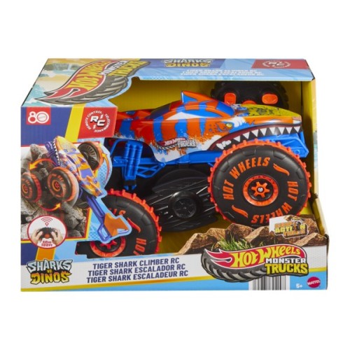 Радіокерована іграшка Hot Wheels Автомодель Monster Trucks Tiger shark climber 1:15 (JFR39)
