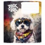 Зошит Школярик Rock star 12 аркушів коса лінія (012-3277L)