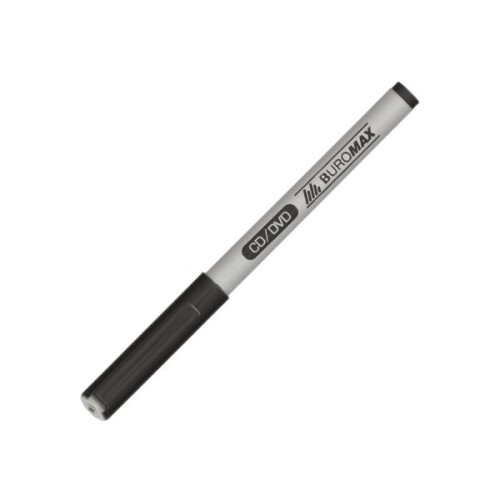 Маркер Buromax CD/DVD "JOBMAX", black, 0.6мм (BM.8701-01)