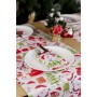 Доріжка на стіл Прованс Санта на білому 40х140 см (035777)