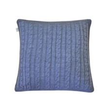 Наволочка Прованс декоративна в'язана SOFT Синій меланж 45х45 (011699)